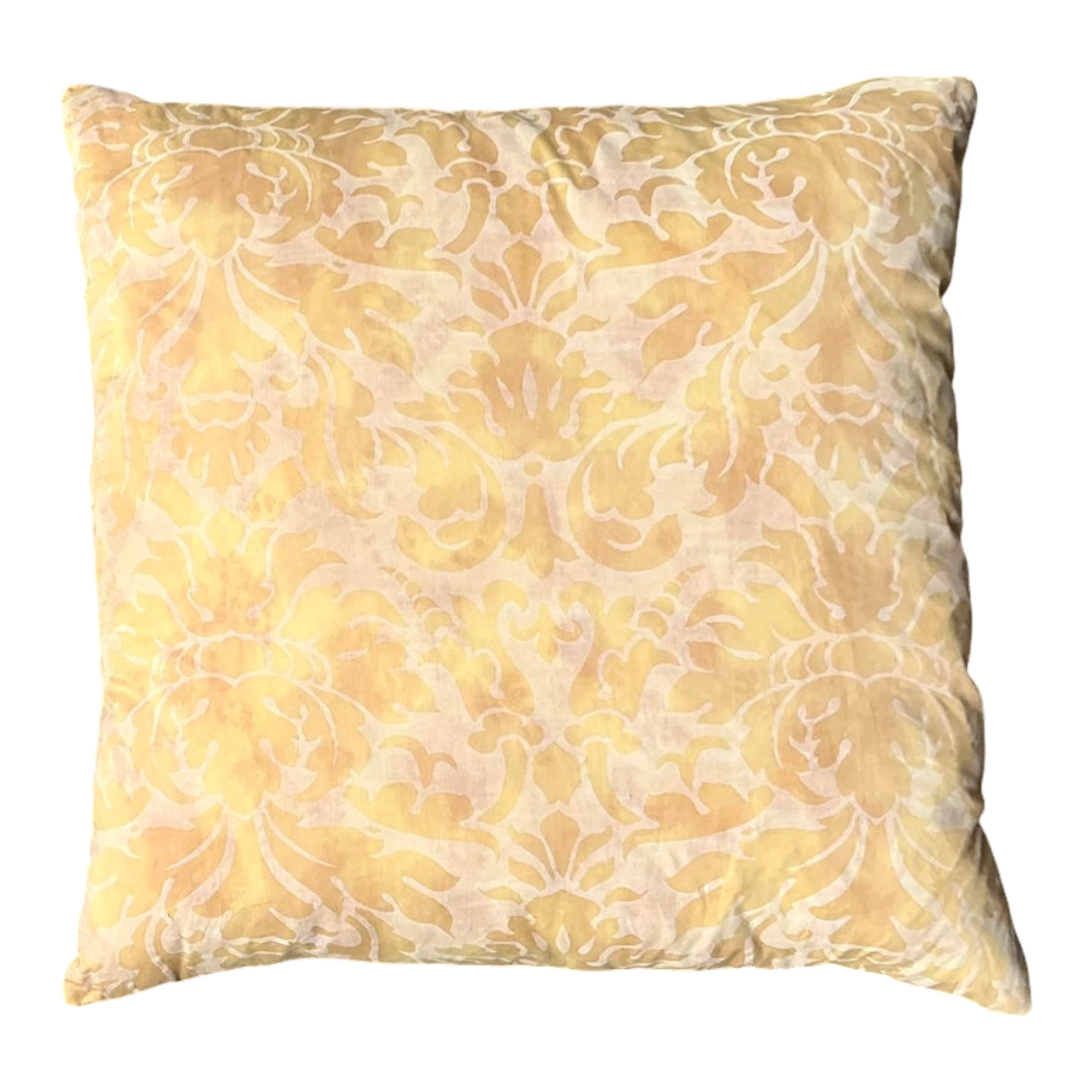 Vintage Regency Fortuny Silk Jacquard Throw Pillow