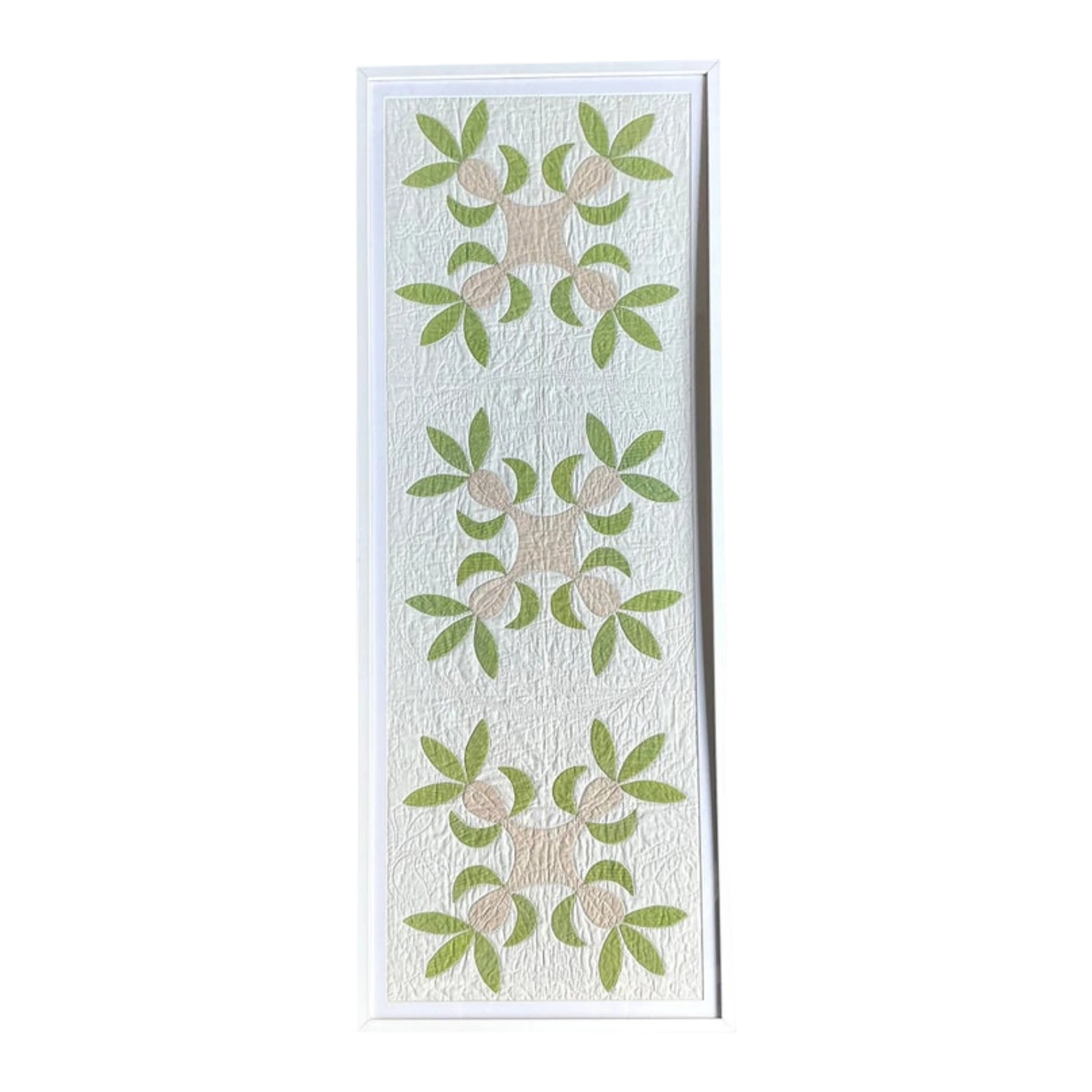 Vintage Regency Framed Quilt Panel