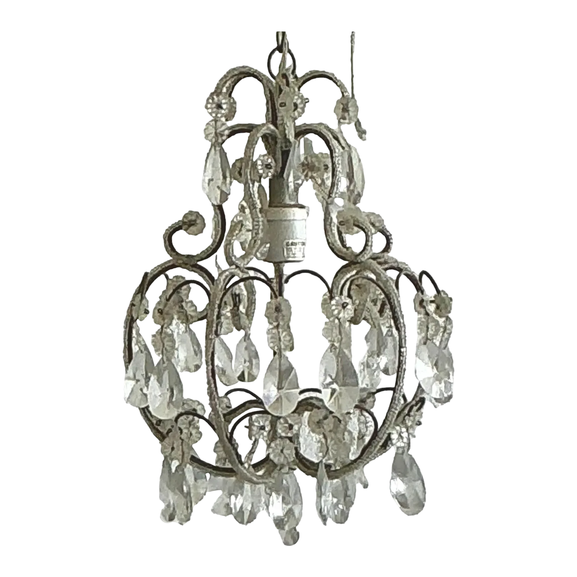 Vintage Regency French Beaded Pendant
