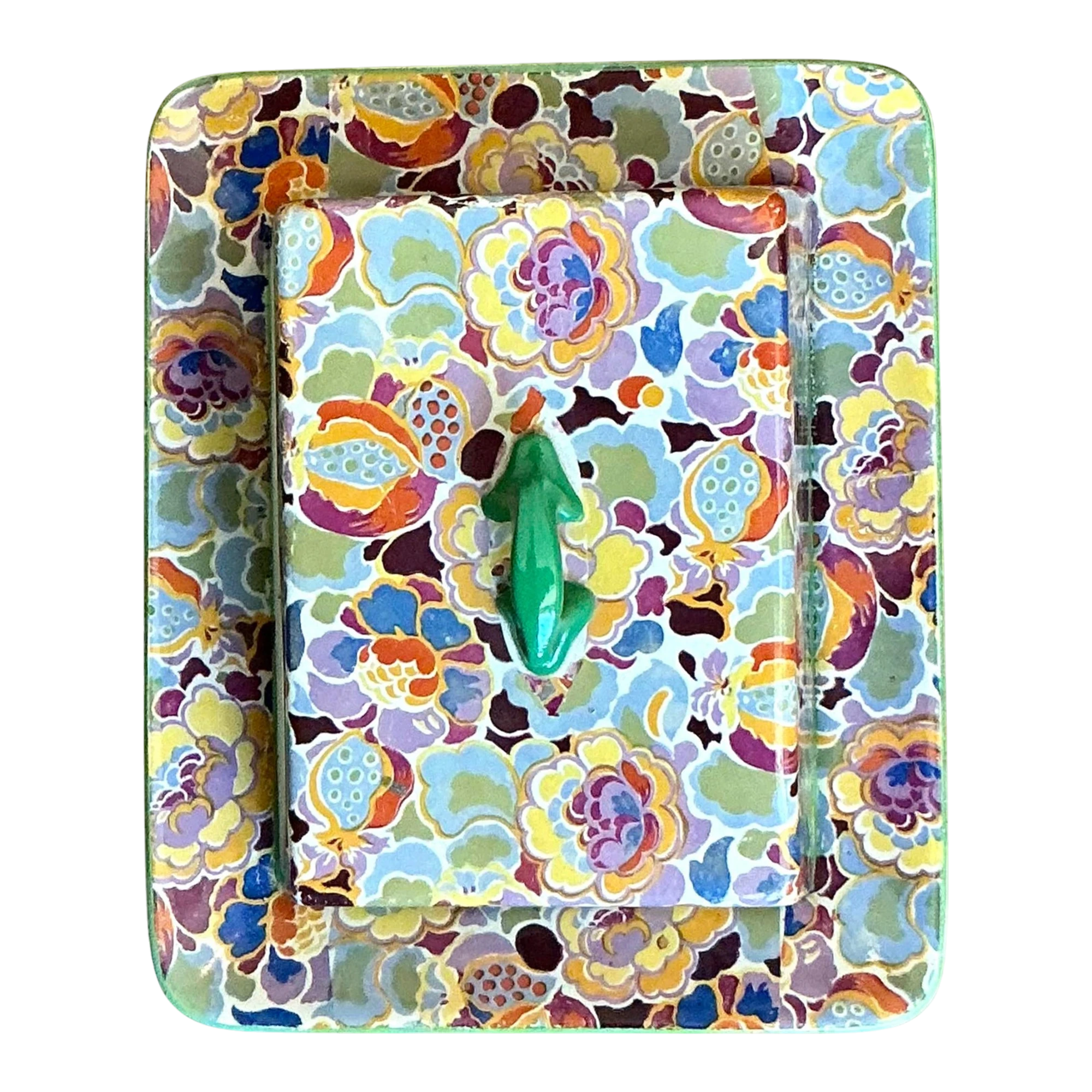 Vintage Regency SoHo Pottery Lidded Cheese Tray