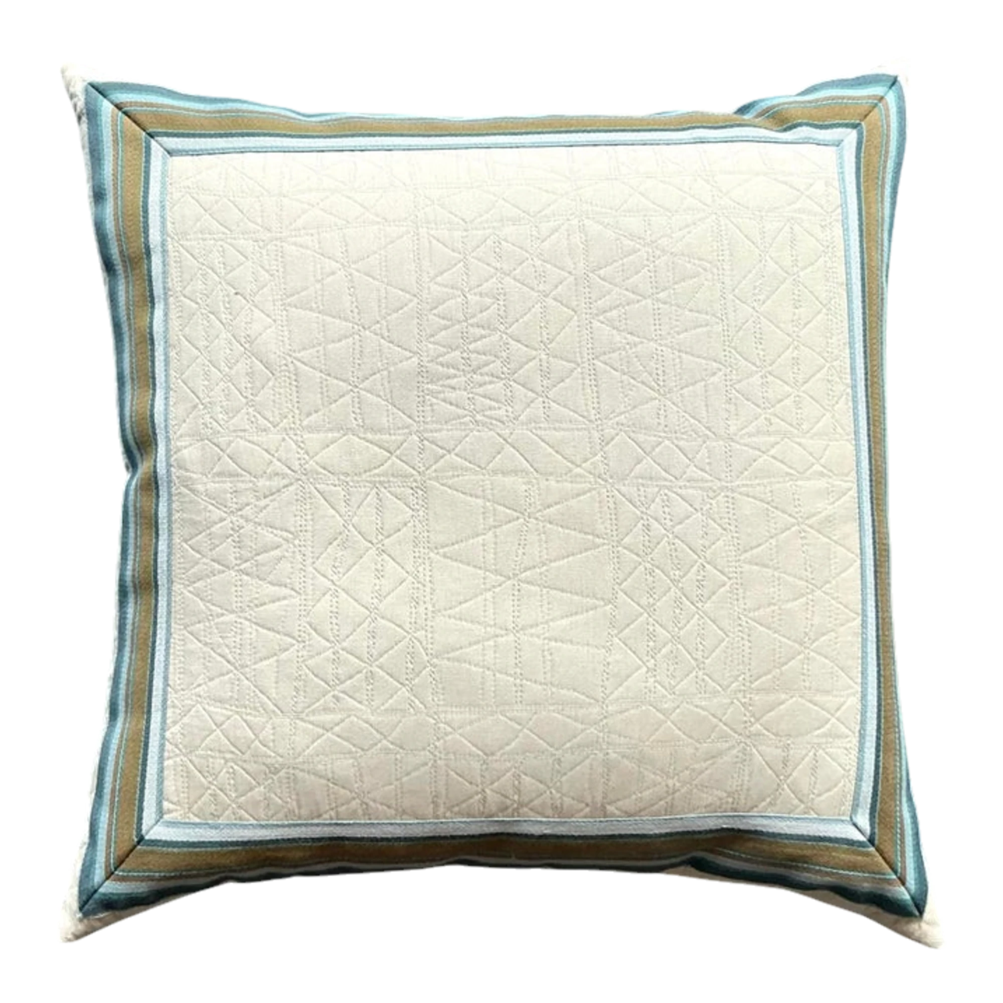 Vintage Regency Striped Throw Pillow
