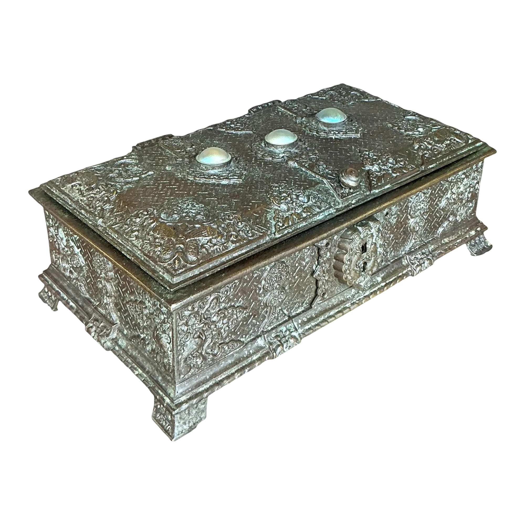 Vintage Regency Tiffany Studios Bronze Box