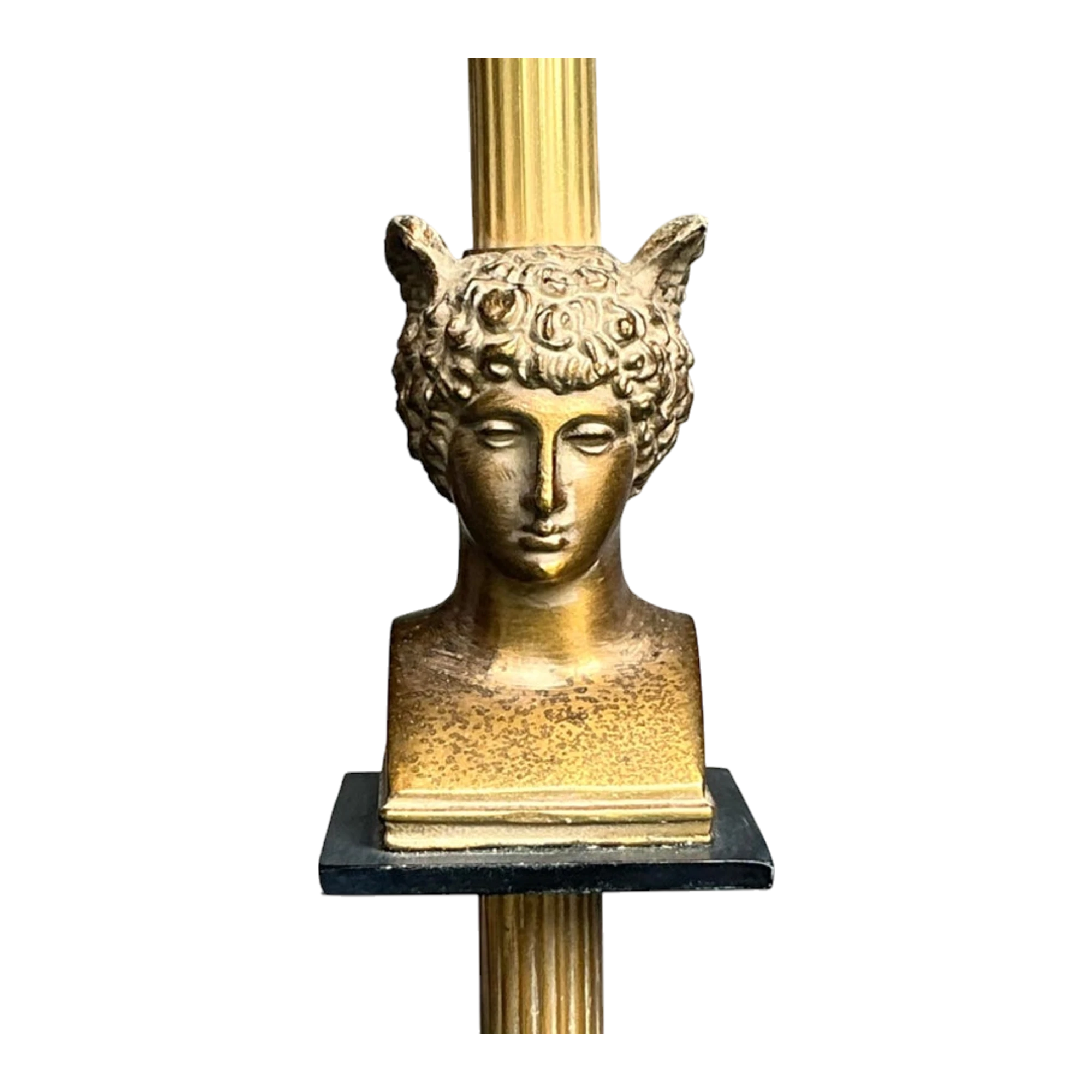Vintage Regency Winged Mercury Floor Lamp