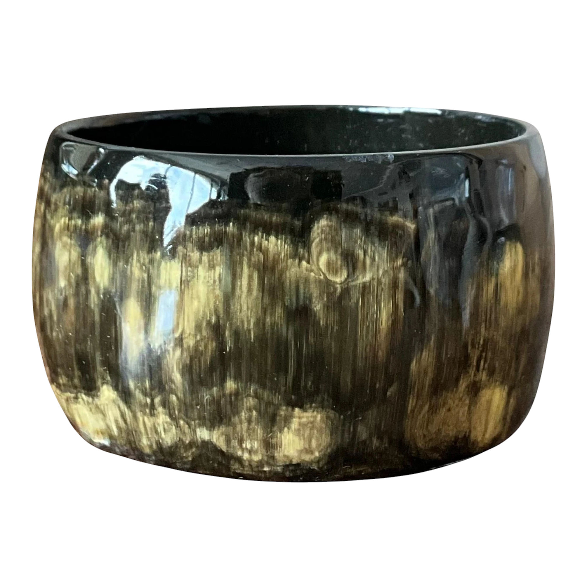 Vintage Resin Kenya Horn Bangle — additional photo 1