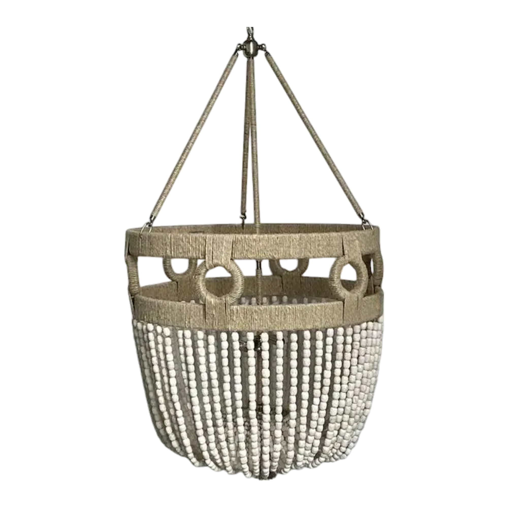 Vintage Roshambeaux “Frankie Malibu” Beaded Chandelier