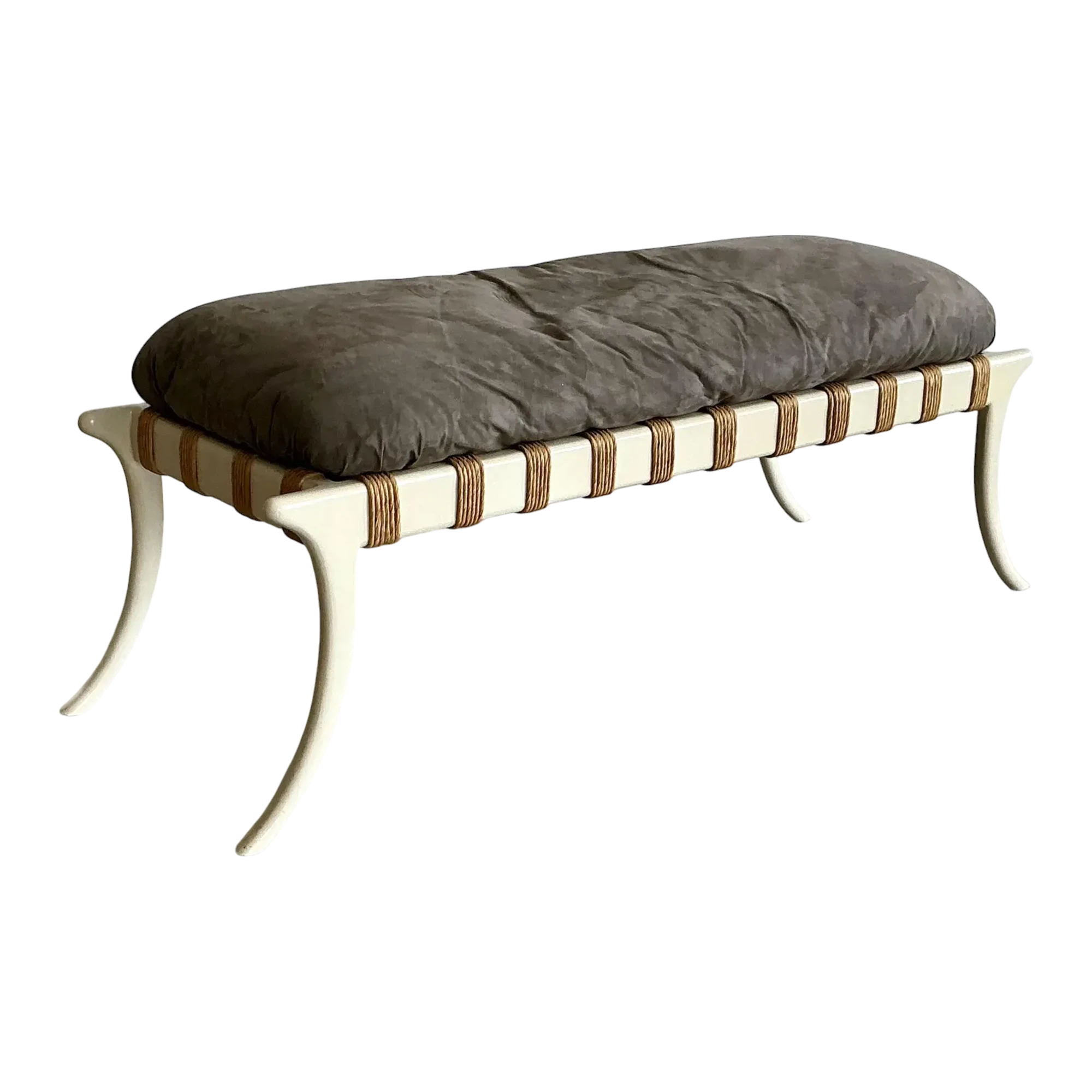Vintage Saber Leg Bench