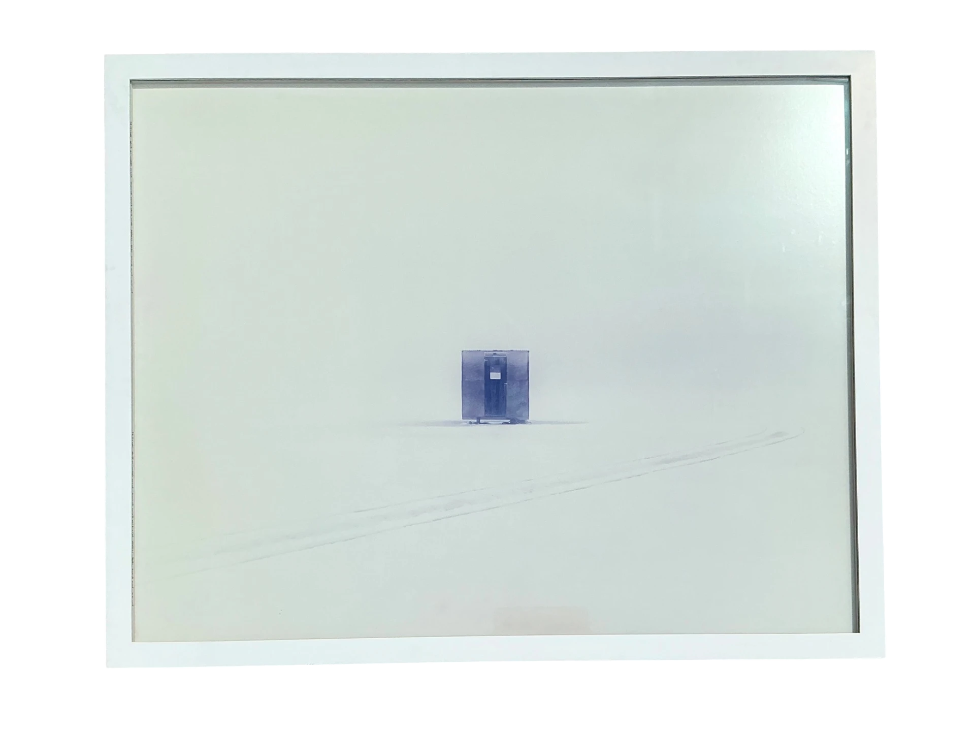 Vintage Scott Peterman Ice Hut Photograph