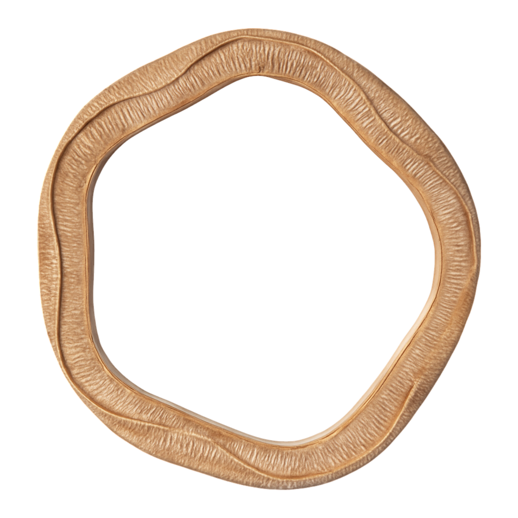 Vintage Textured Woven Rattan Mirror — additional photo 1