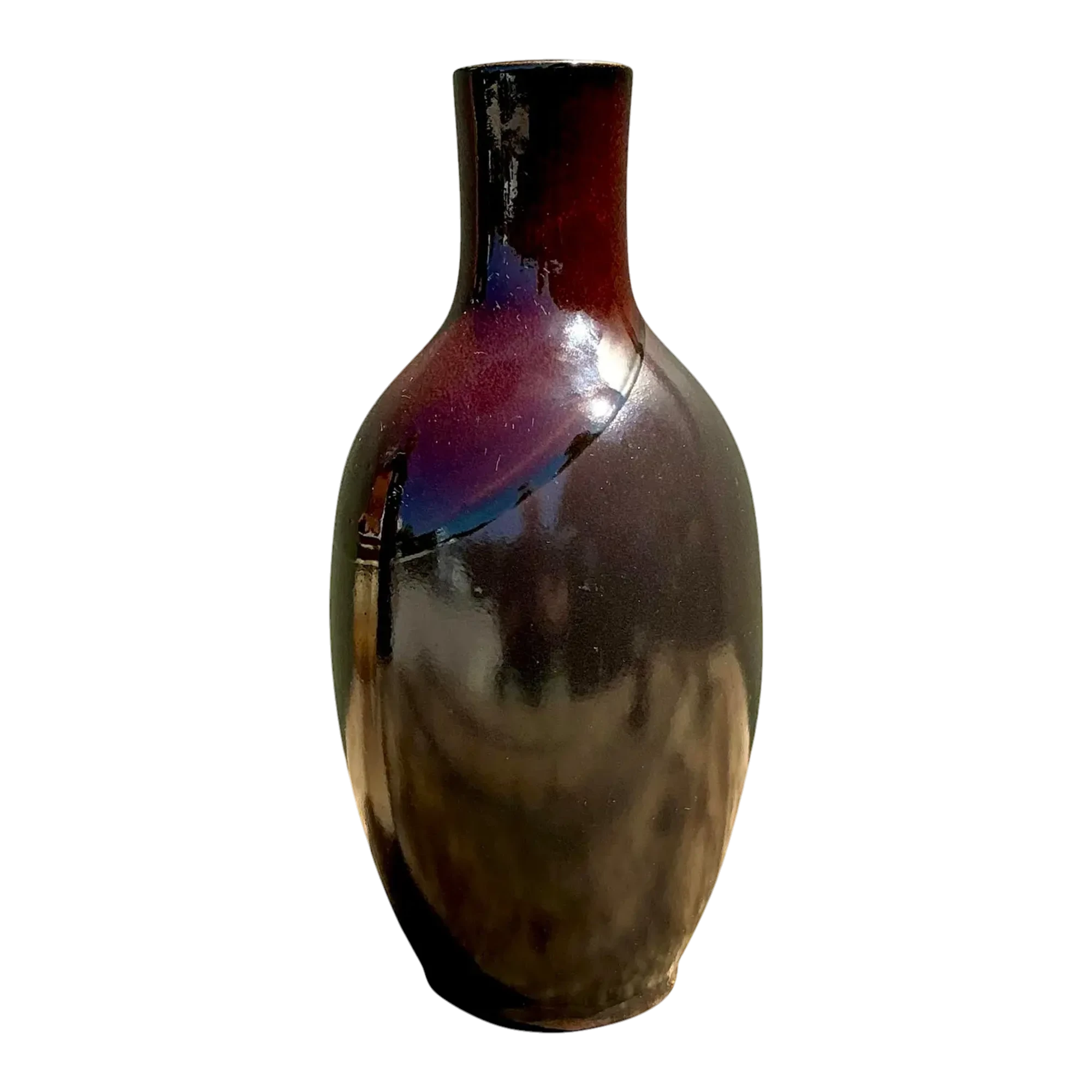 Vintage Two Tine Pottery Vase