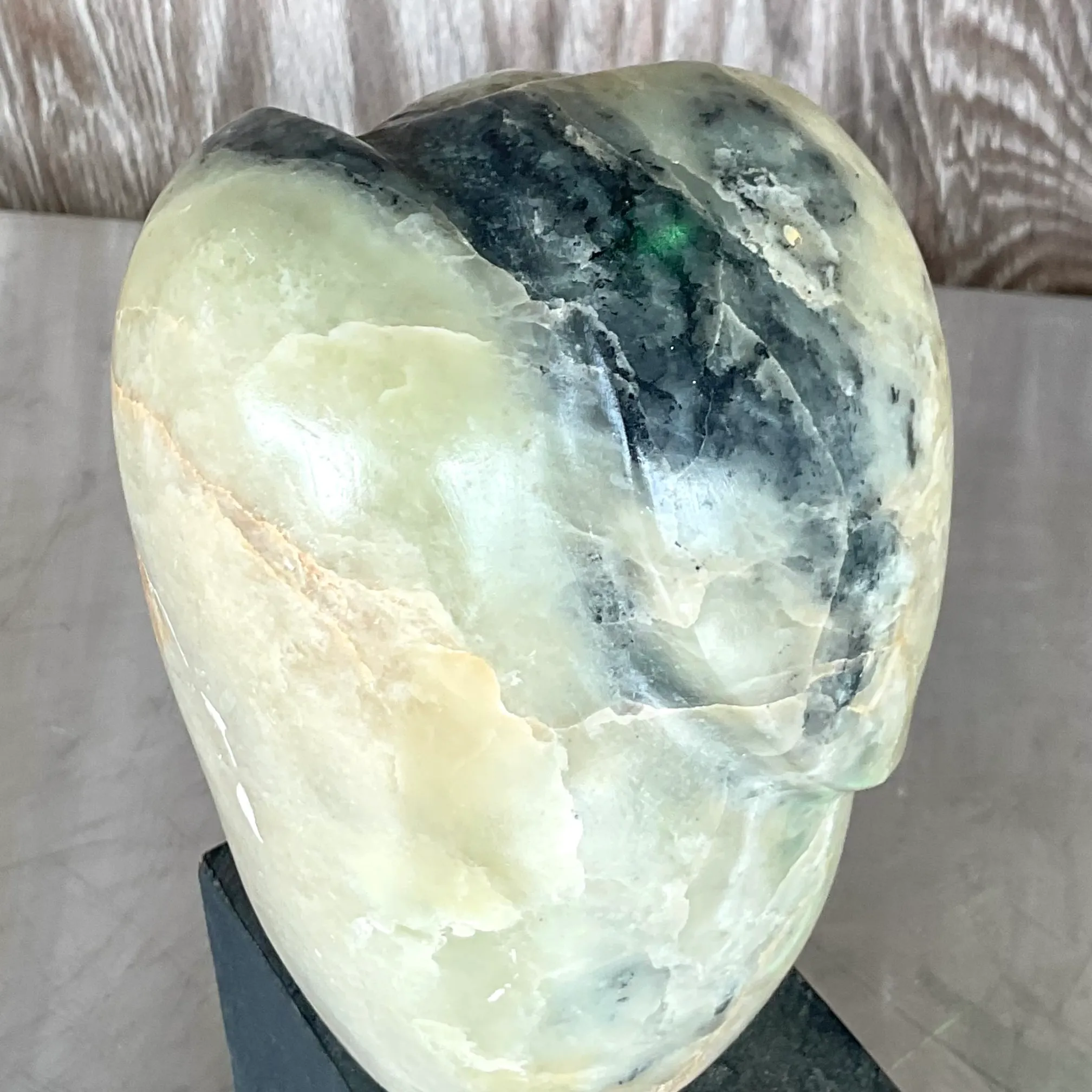 Vintage Boho Carved Stone Sculpture — additional photo 2
