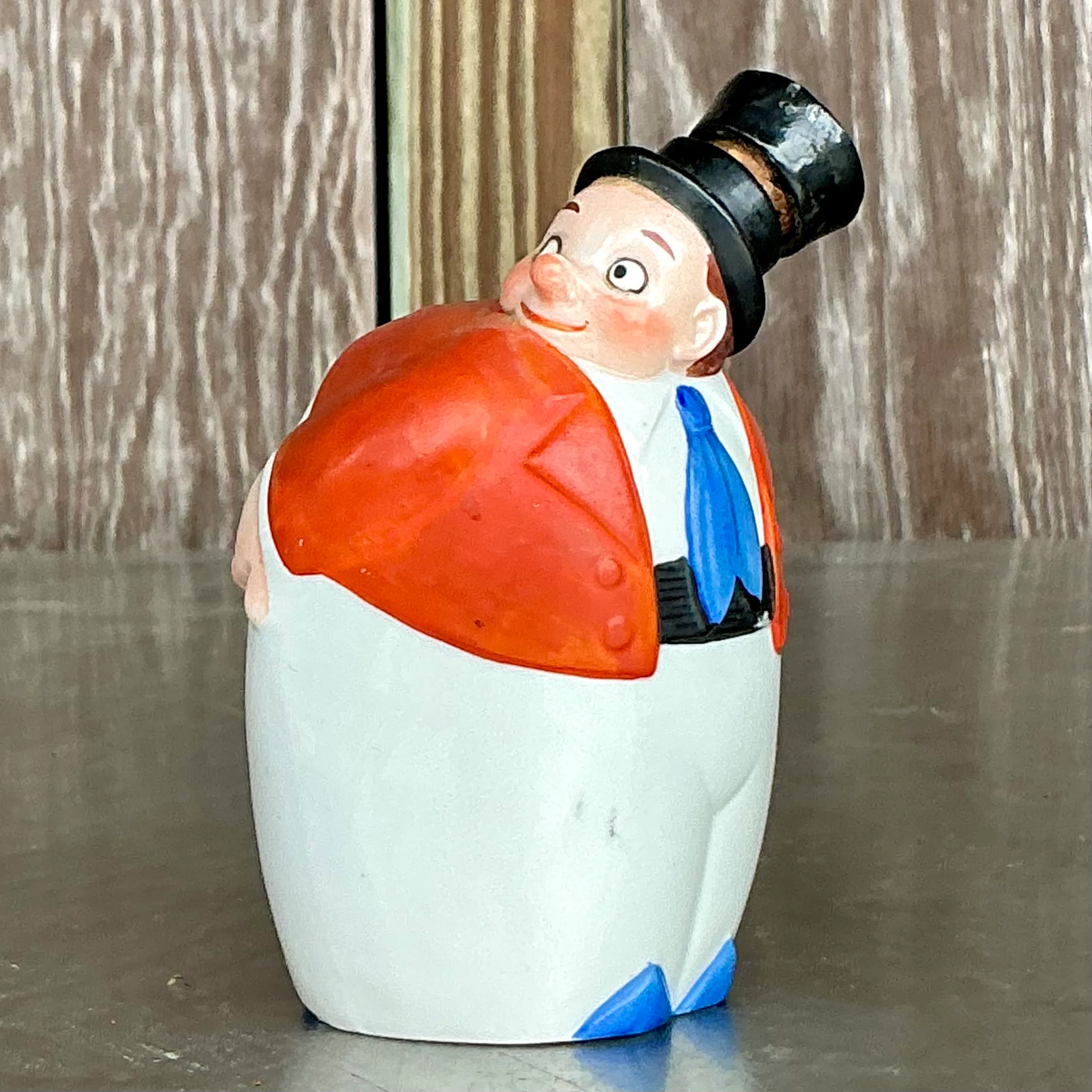 Vintage Boho German Painted Flask — additional photo 7