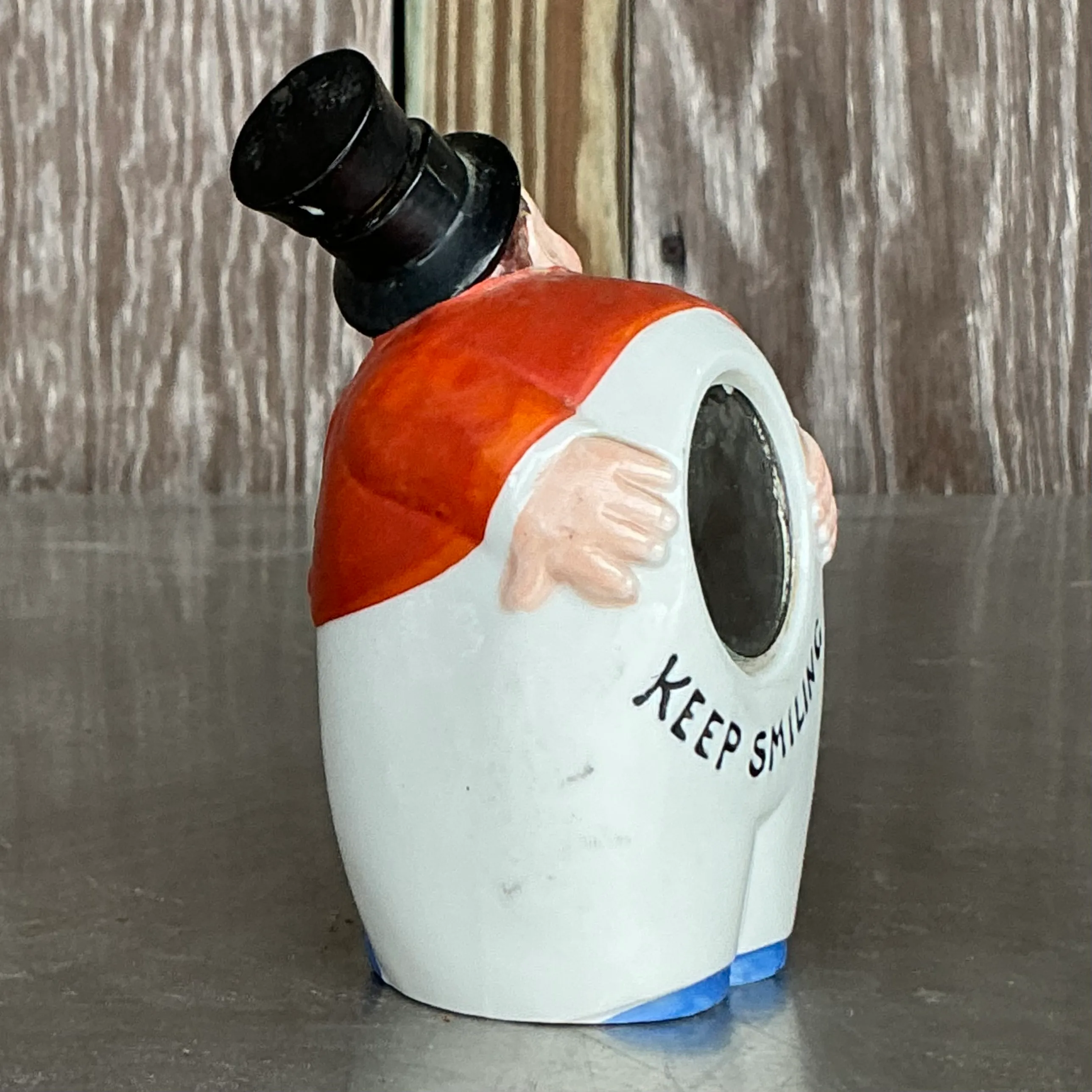 Vintage Boho German Painted Flask — additional photo 3