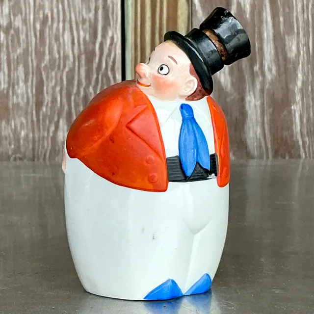 Vintage Boho German Painted Flask — additional photo 4