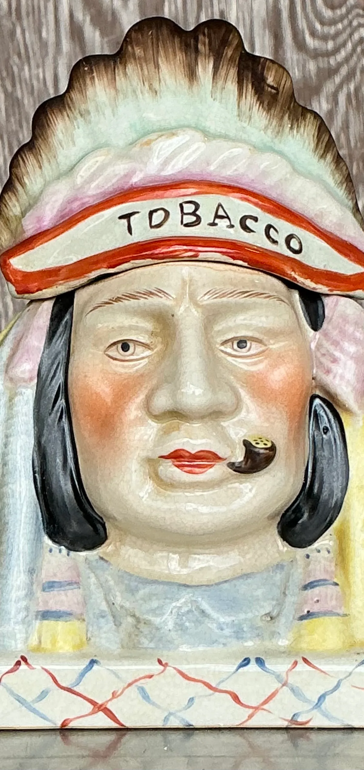 Vintage Boho Glazed Ceramic Tobacco Jar — additional photo 7