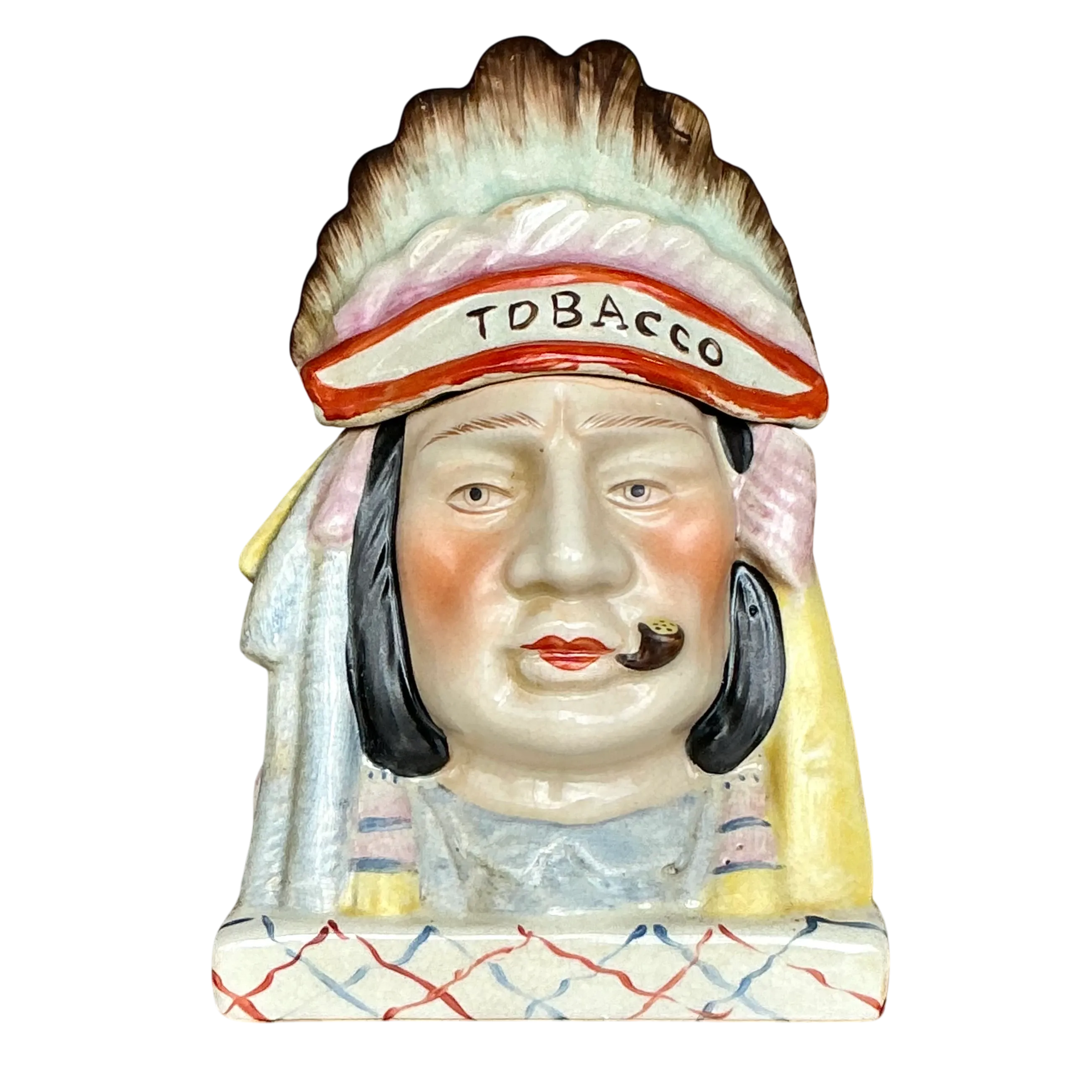Vintage Boho Glazed Ceramic Tobacco Jar — additional photo 7