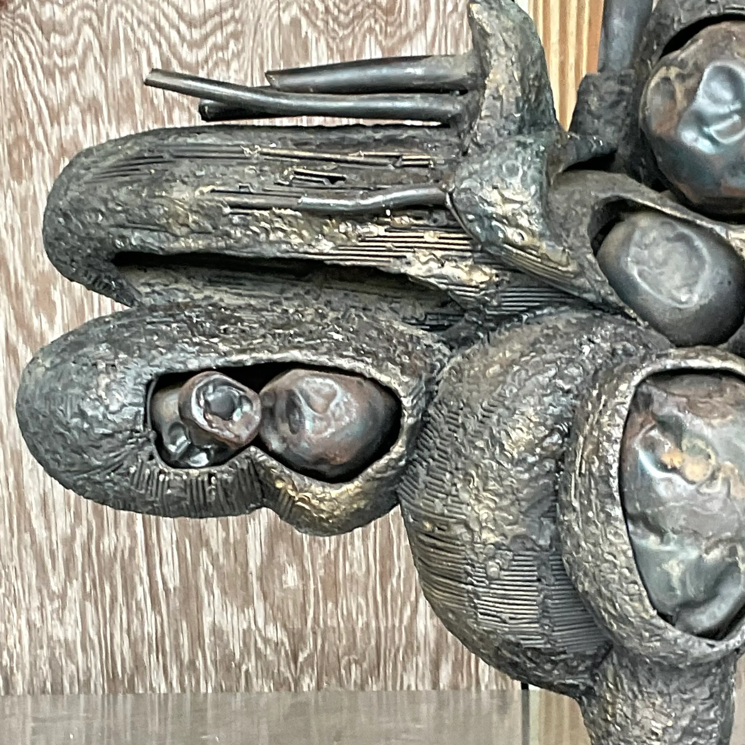 Vintage Boho Rudolph Seno Abstract Bronze Sculpture — additional photo 7