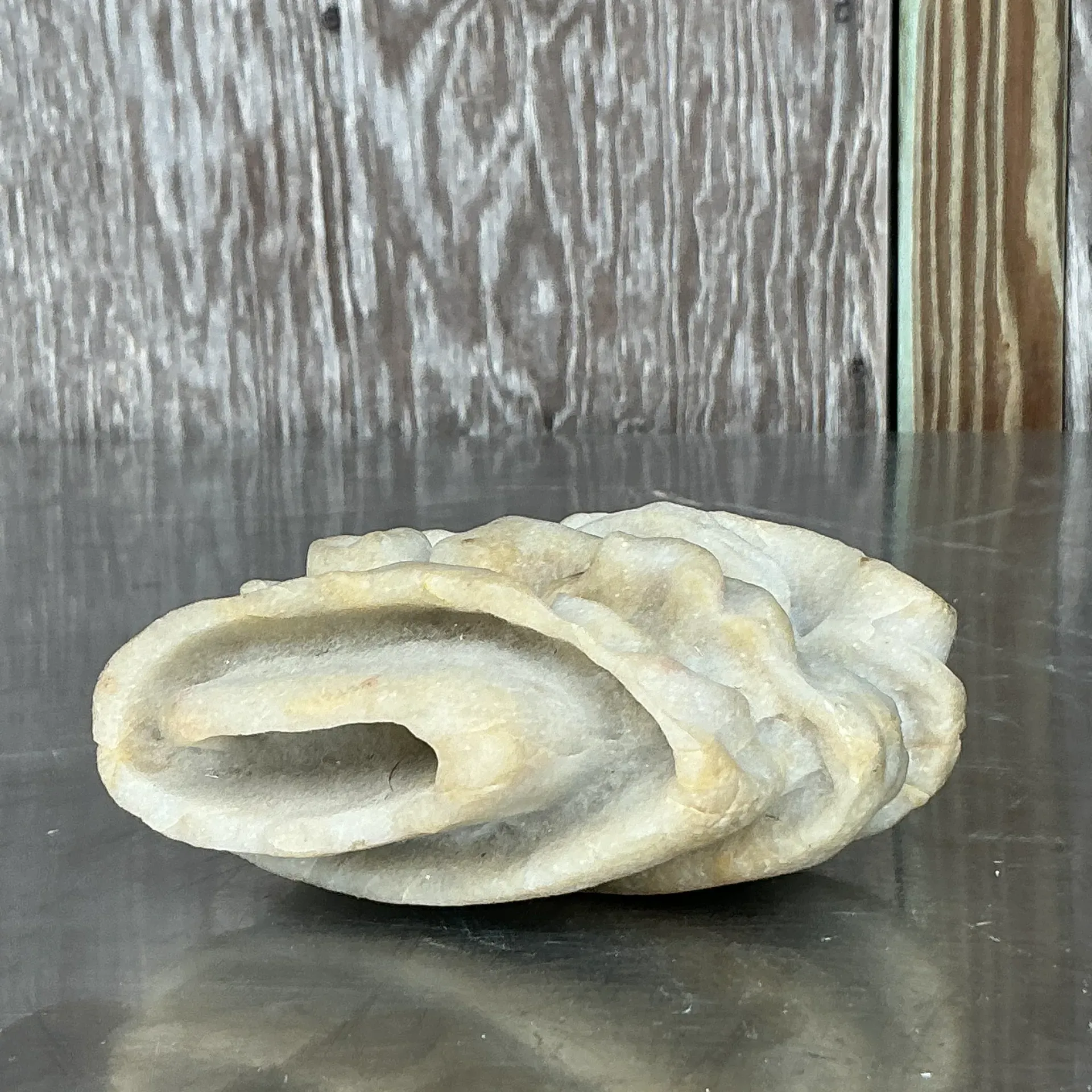 Vintage Boho Stacked Stone Face Sculpture — additional photo 3