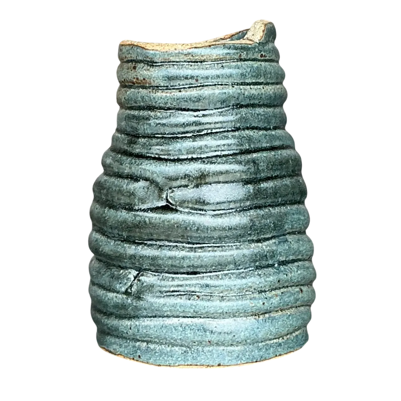 Vintage Boho Original Coil Pottery Vase