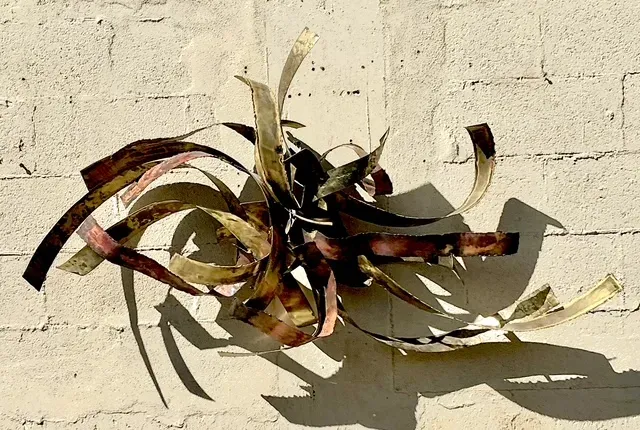 Vintage Boho 1980 Silas Seandel Brutalist Wall Sculpture — additional photo 7