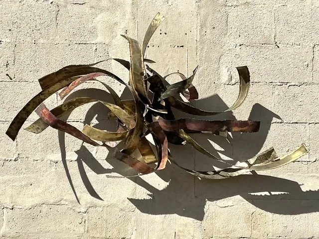 Vintage Boho 1980 Silas Seandel Brutalist Wall Sculpture — additional photo 3