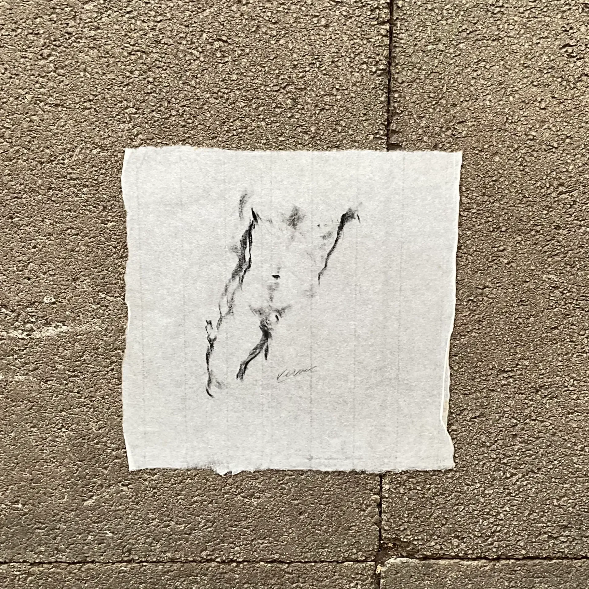 Vintage Boho Nude Sketch of Man — additional photo 6