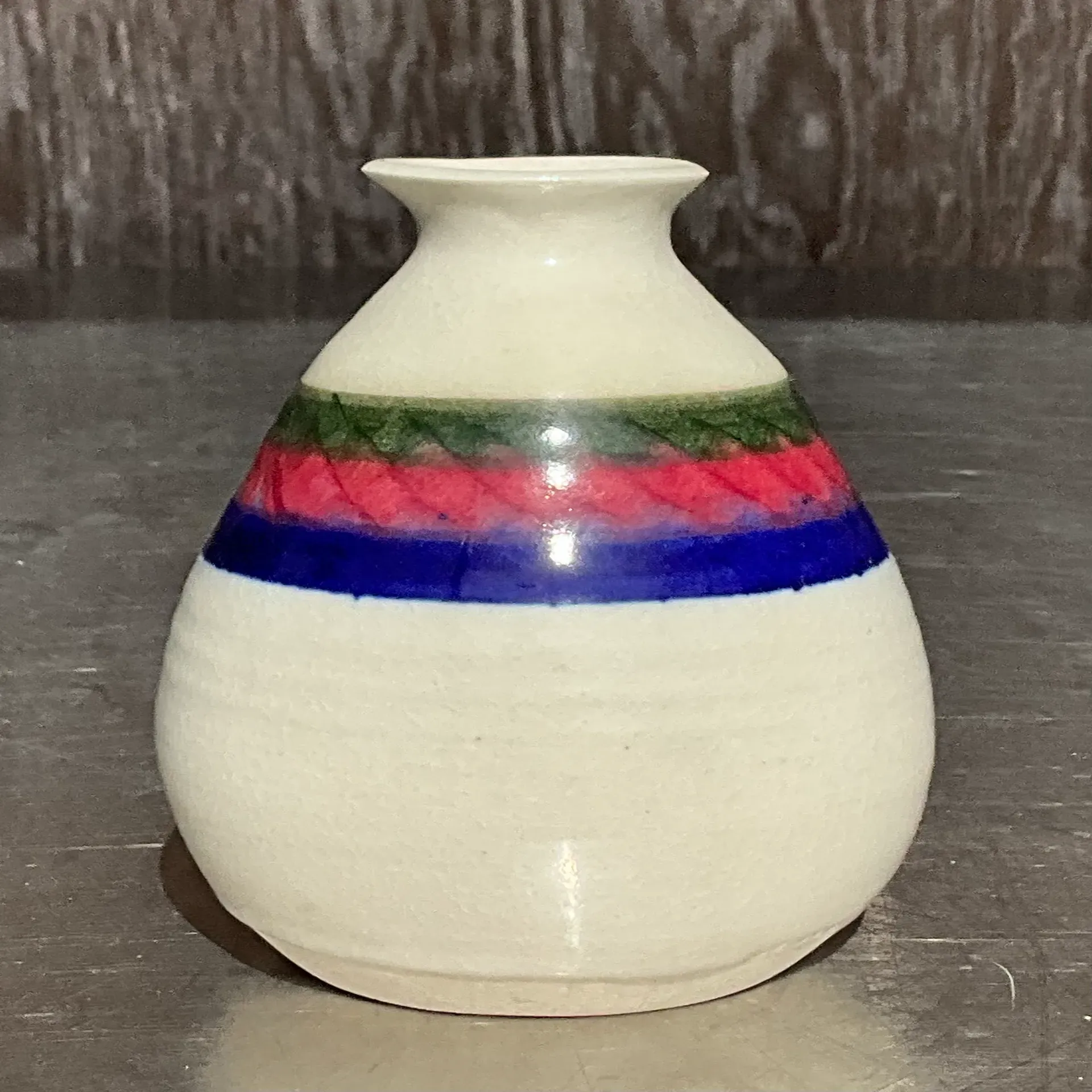 Vintage Boho Studio Pottery Vase — additional photo 3