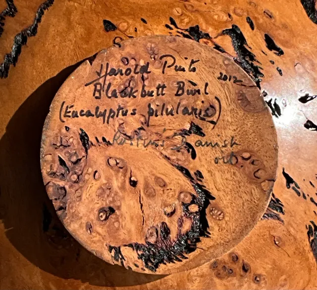 Vintage Boho Burl Wood Bowl — additional photo 3