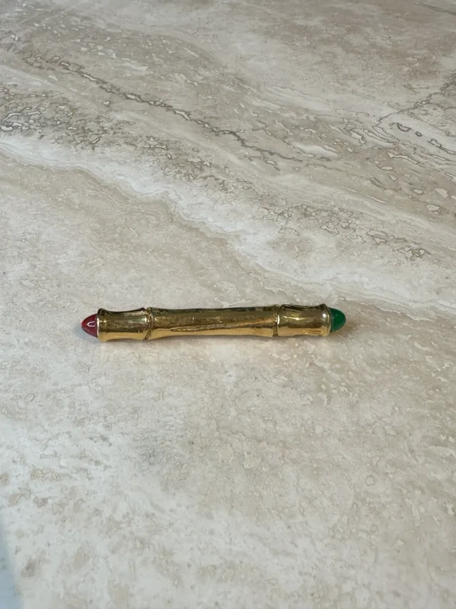 Vintage Chanel Gold Bar Pin — additional photo 3