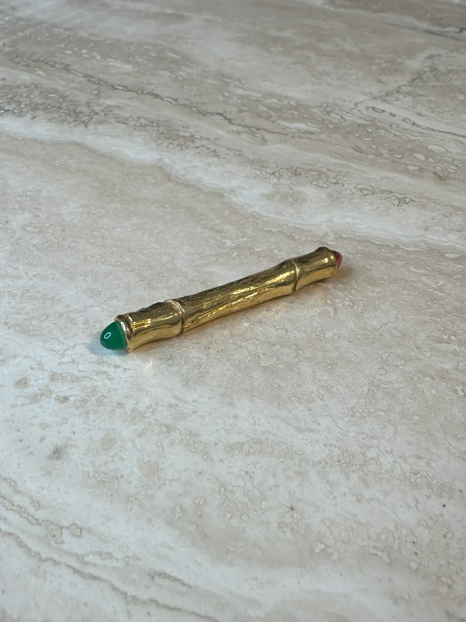  Vintage Chanel Gold Bar Pin — additional photo 1