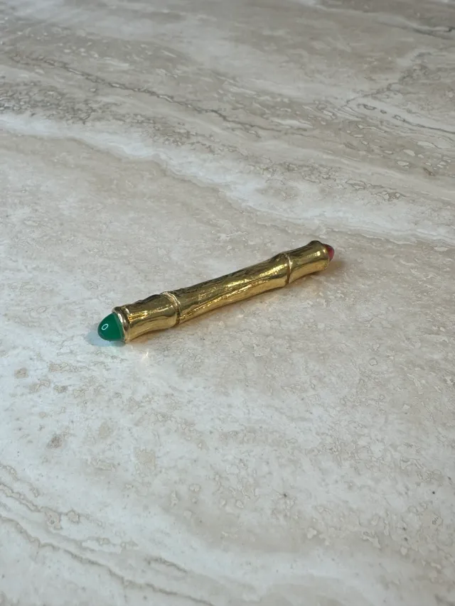 Vintage Chanel Gold Bar Pin — additional photo 1