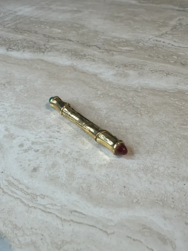 Vintage Chanel Gold Bar Pin — additional photo 4
