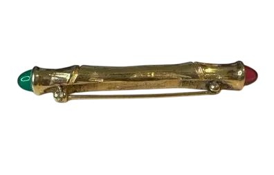 Vintage Chanel Gold Bar Pin