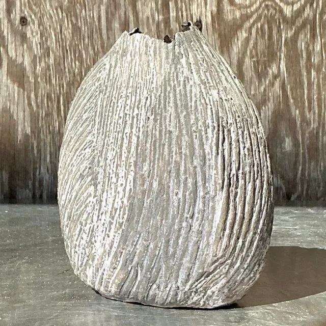 Vintage Boho Original Studio Pottery Vase — additional photo 1