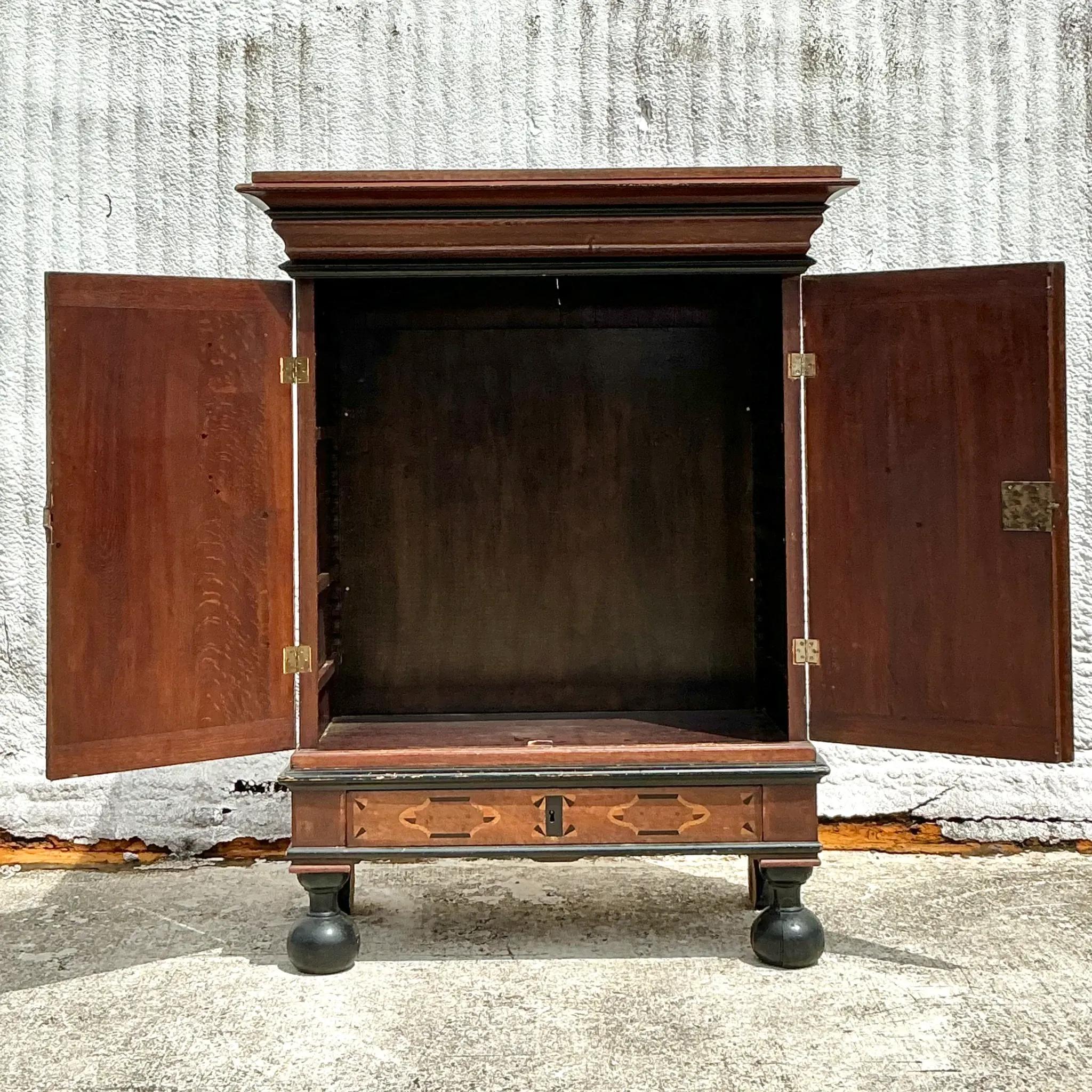 Vintage Dutch Inlay Cabinet — additional photo 3