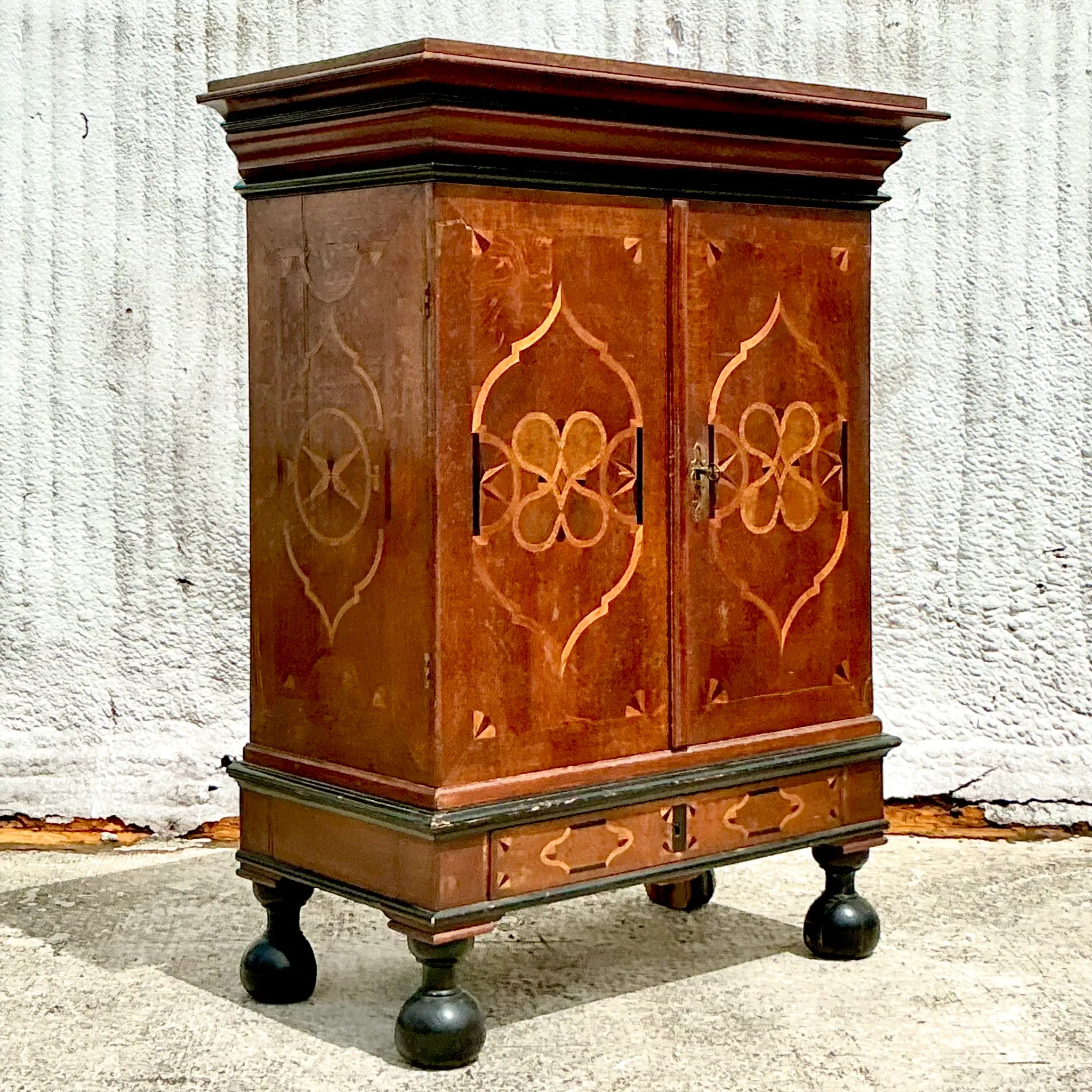 Vintage Dutch Inlay Cabinet — additional photo 5