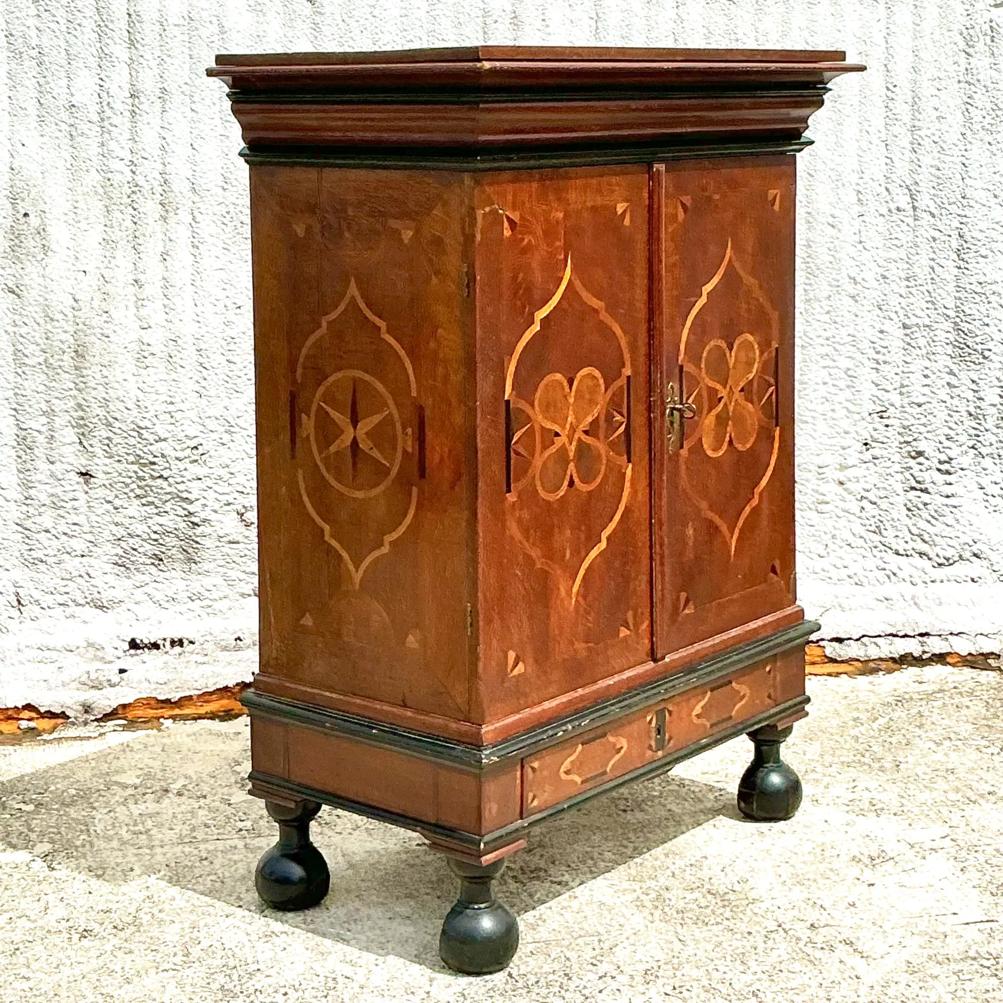 Vintage Dutch Inlay Cabinet — additional photo 6