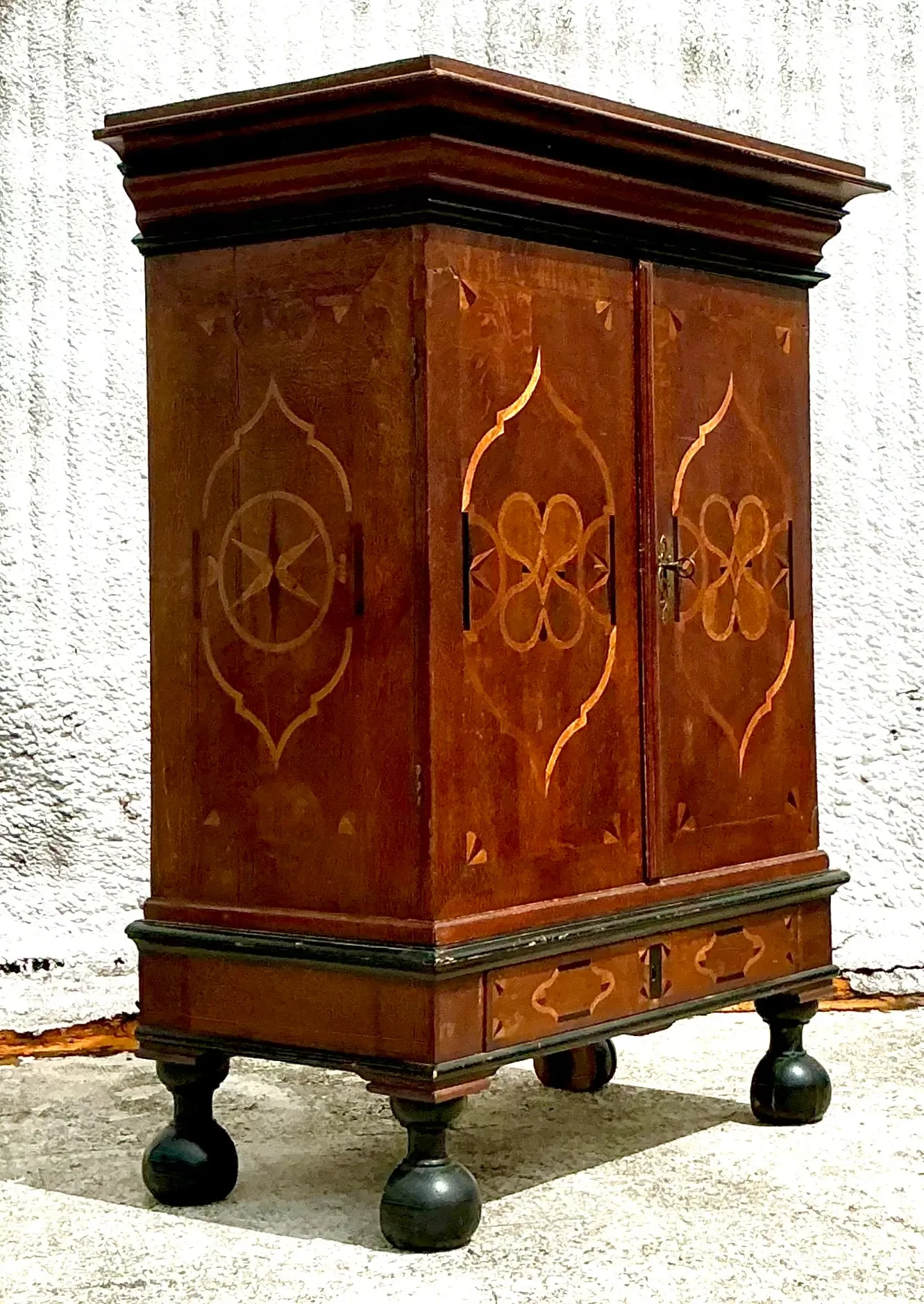 Vintage Dutch Inlay Cabinet — additional photo 7