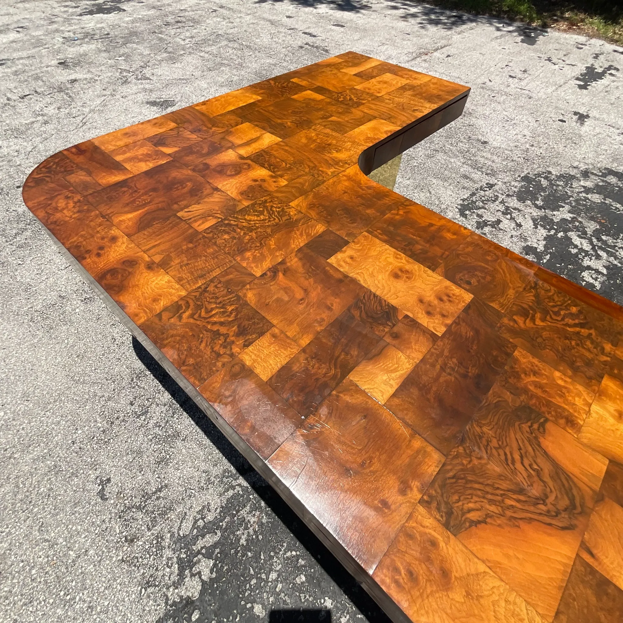 Vintage Boho Paul Evans Cityscape Executive Desk — additional photo 5
