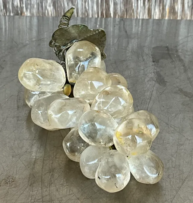 Vintage Boho Rock Crystal Grapes — additional photo 1