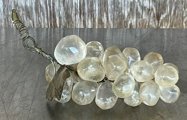 Vintage Boho Rock Crystal Grapes — additional photo 3