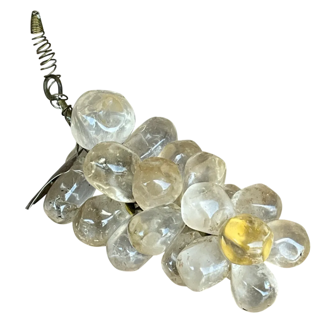 Vintage Boho Rock Crystal Grapes