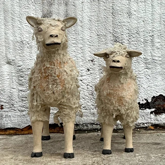 Vintage Boho Leroy Archuleta Sheep- Set Of 2 — additional photo 7