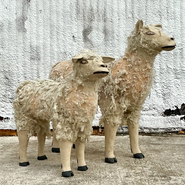 Vintage Boho Leroy Archuleta Sheep- Set Of 2 — additional photo 2