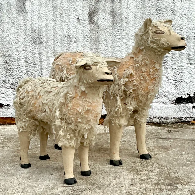 Vintage Boho Leroy Archuleta Sheep- Set Of 2 — additional photo 5