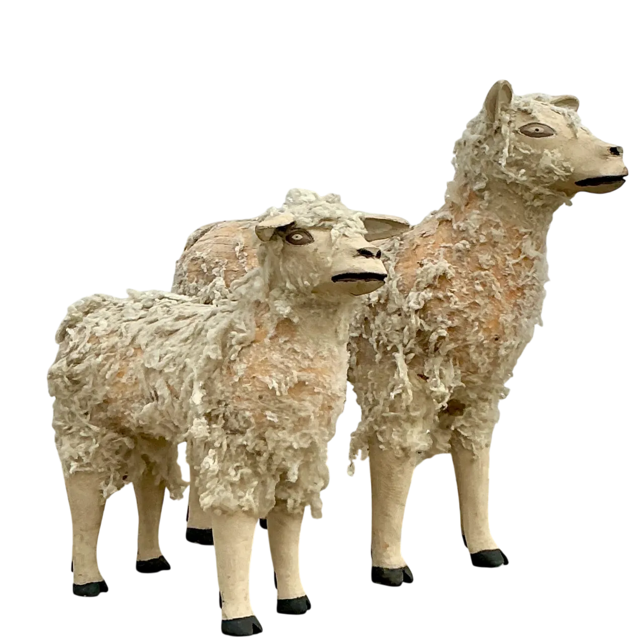 Vintage Boho Leroy Archuleta Sheep- Set Of 2