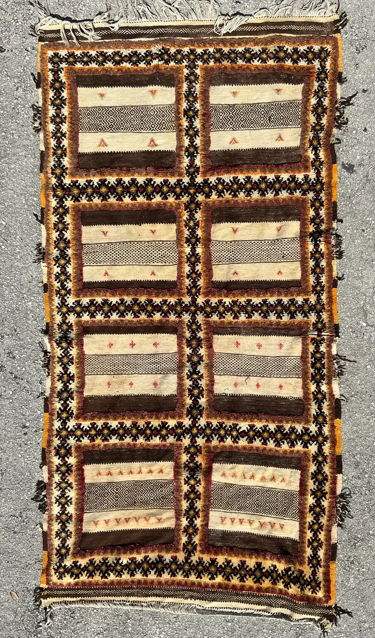Vintage Boho Turkish Woven Rug — additional photo 1