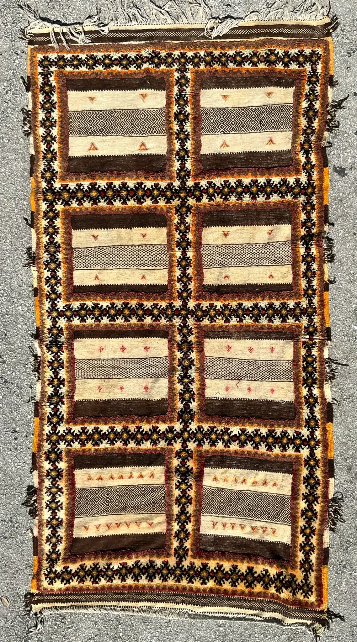 Vintage Boho Turkish Woven Rug — additional photo 4