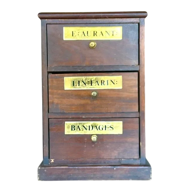 Antique French 19th Century Apothecary Cabinet