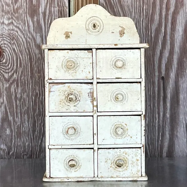 Antique Primitive Patinated Wall Cabinet — additional photo 4