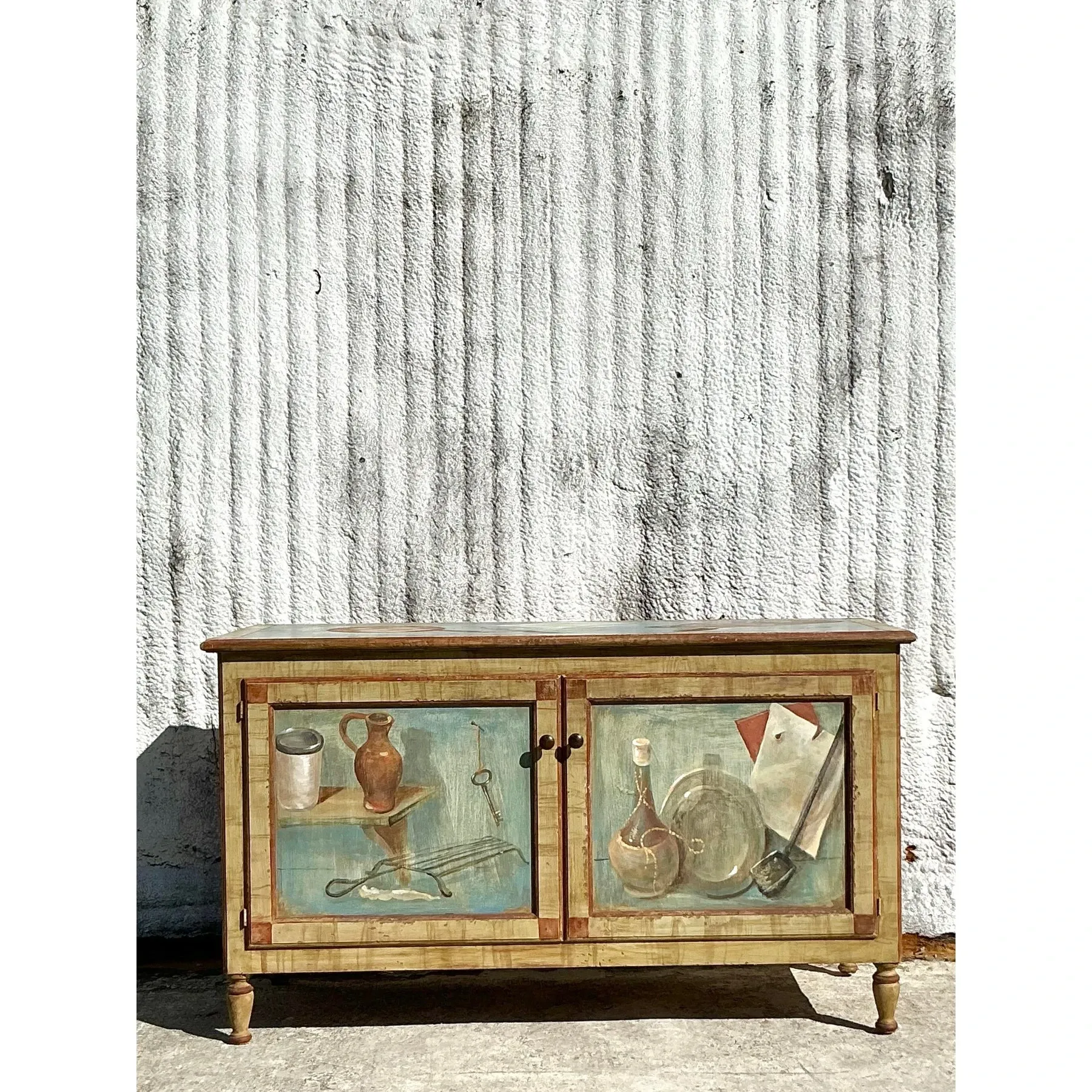 Vintage Regency Hand Painted Cabinet — additional photo 2